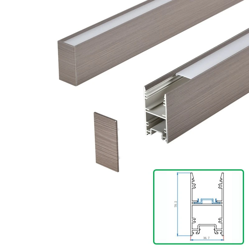 Ekstruderet Office Light Housing Kit